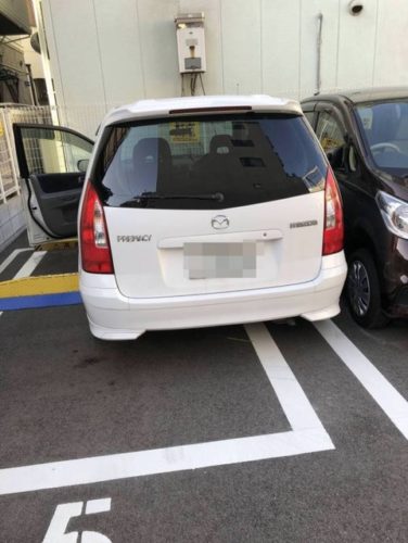 下手くそ女の駐車がこちらですｗｗｗｗｗｗｗ