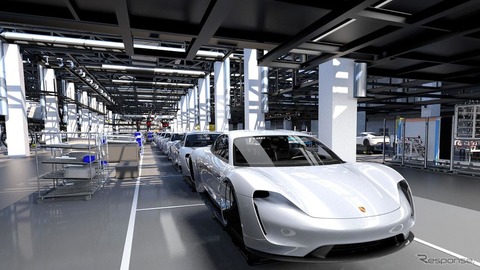 【朗報】ポルシェ初の市販EV、タイカン …初年は年間2万台の生産を計画