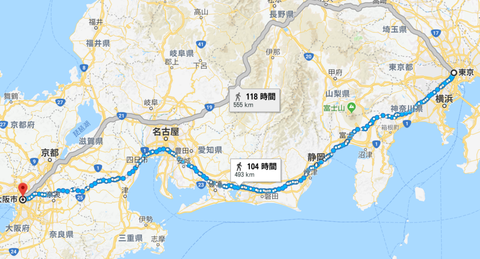 今から大阪→東京まで500km運転するんだが