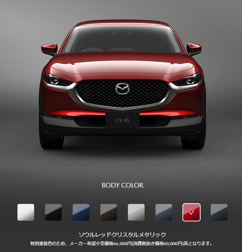 マツダ新型SUVのCX-30のデザインかっけええええ！