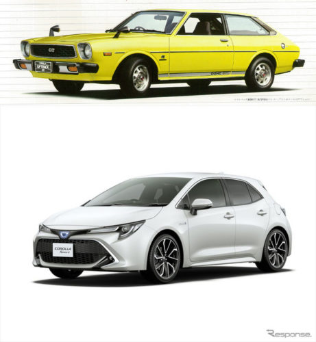 【悲報】TOYOTAカローラさん　大昔のほうがカッコ良かったwwwwwwwwwww
