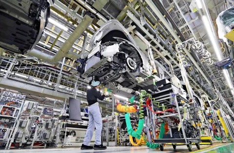 トヨタ、日本が景気回復した為、期間工の募集を再開