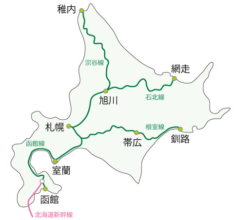 北海道の函館から網走まで車で半日で移動は無理？ｗｗｗｗｗ