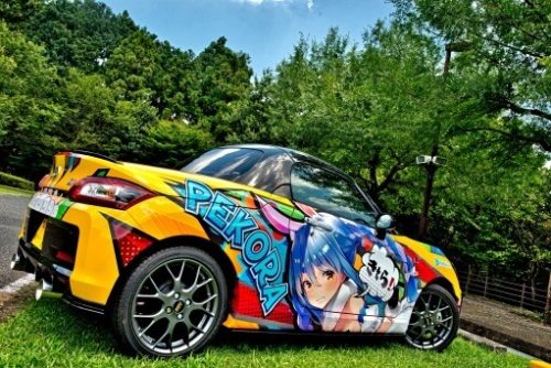 【朗報】バーチャルYouTuberの痛車、普通にオシャレwwwwwwwwww