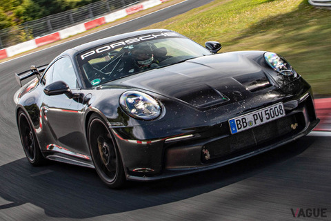 ポルシェ新型「911 GT3」世界初公開！ニュルで7分切り　4.0L自然吸気フラット6は510ps