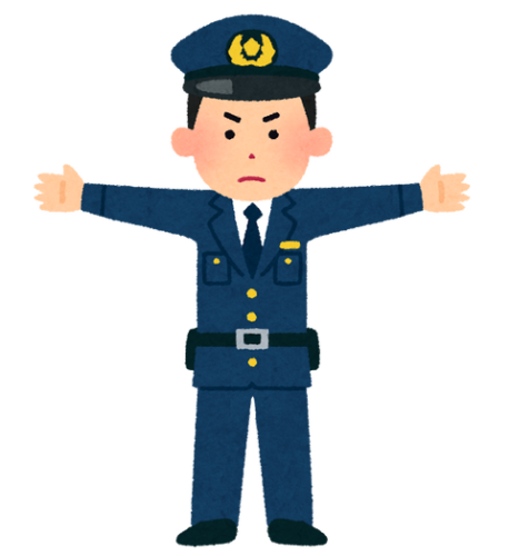 パトカー「前の車止まって、黒のコンパクトカー、止まって」