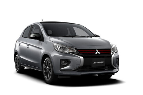 【朗報】三菱が「ミラージュ」にブラックのアクセントで内外装を仕立てた特別仕様車を再設定