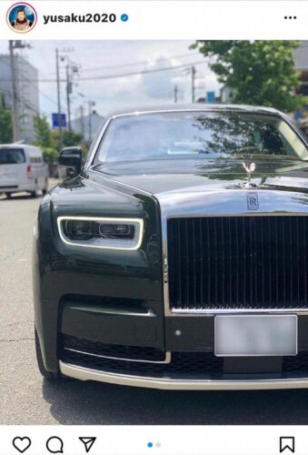 【朗報】前澤友作氏の超高級車ファントムオリベ、カッコよすぎてワロタwwwwwwwwwwww