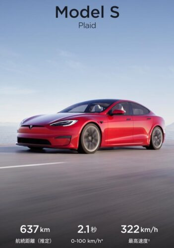 テスラ「世界最速の市販車を発売したで！ファミリーカーなのにスーパーカーより加速力凄いで！」