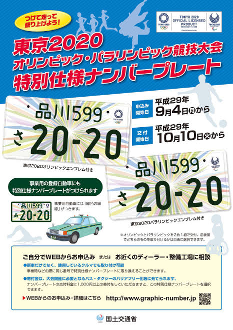 【悲報】東京2020ナンバーの申込み受付が終了。応募289万のうち9割が軽自動車wwwwwwwwwwwww