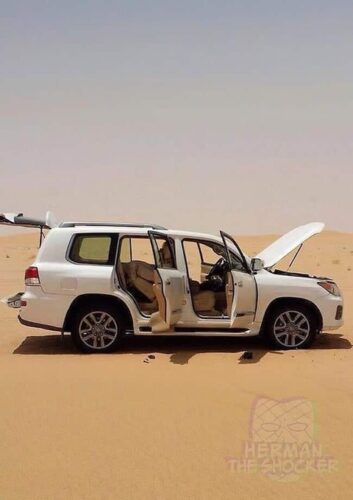 【画像】レクサスを運転していた富豪、砂丘で立ち往生し7日後に見つかるｗｗｗｗｗｗｗｗwｗｗｗｗｗｗｗｗｗｗｗｗ