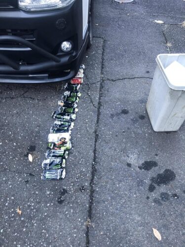 気付いてしまった…車で空き缶潰すとめちゃ楽ｗ