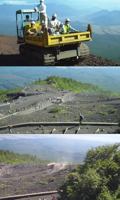 【画像】富士山に物資を運ぶ車、チートすぎるｗｗｗｗｗｗｗｗｗｗｗｗｗｗｗ