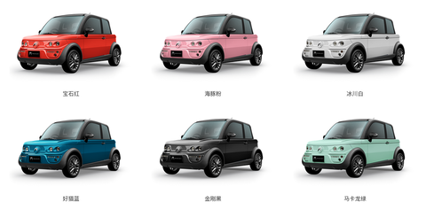【画像】中国メーカー、めっちゃ個性的な車を100万円で発売