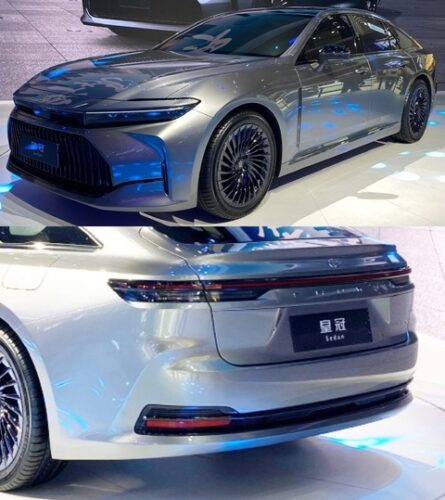 【速報】トヨタクラウンの広州発表モデル、マフラー無し、FCEVの可能性高まる