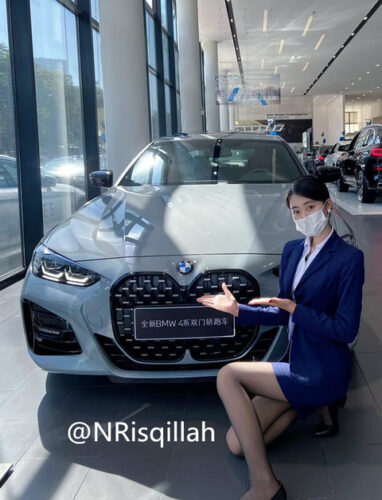 【画像】BMWの美人店員、車を売るために客とするもバレて大炎上wwwwwww
