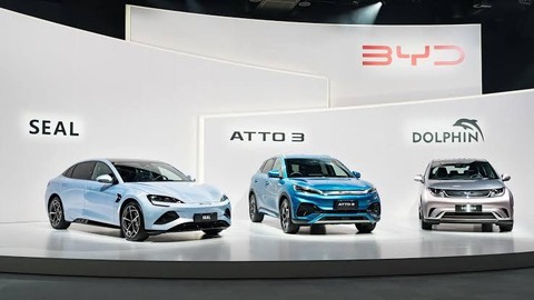 【朗報】世界でシェア拡大の中国車メーカー「BYD」が遂に日本上陸