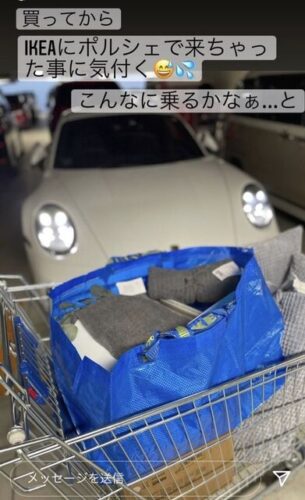 女さん「IKEAで買い物しすぎて、ポルシェに乗らない」