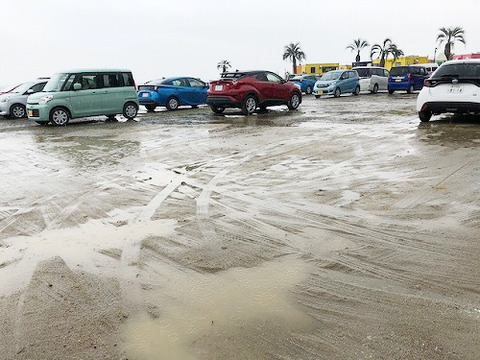 職場の駐車場なんだけど雨降るとドロドロの沼になるんだがｗｗｗｗｗｗｗ