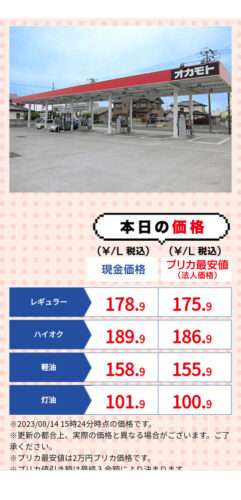 おまえらの地域のガソリン価格教えろ！！！