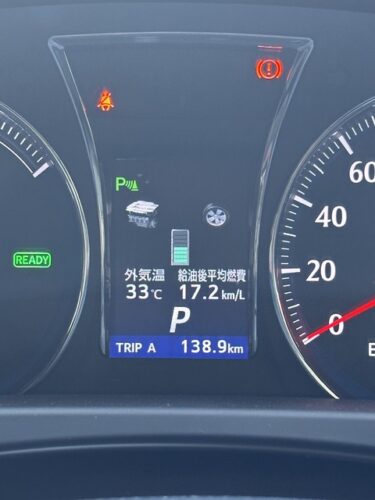 ワイの車（2.5Lハイブリッド）の燃費wwwwww