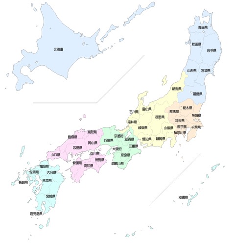 【悲報】『鹿児島』から『北海道』まで車で行くとしたら絶対に通らない都道府県ｗｗｗｗｗｗ