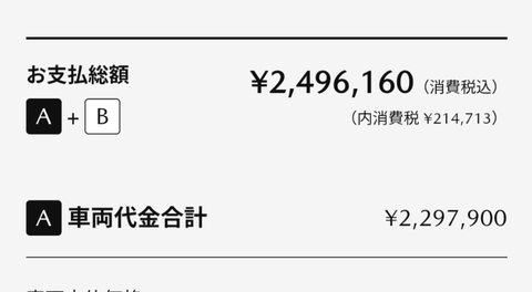 230万の車買うのに消費税20万もかかるの？