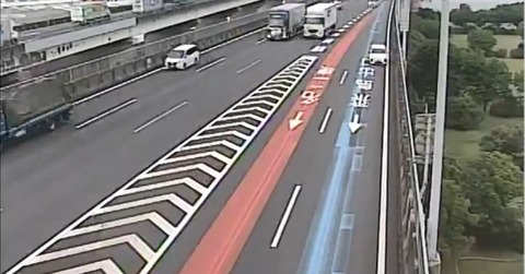 【画像】東北自動車道の逆走事故だけど、こんなところで逆走するか？？？