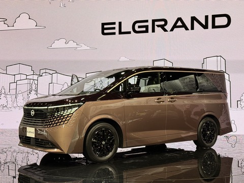 【画像】日産の新型「エルグランド」普通にカッコよくて草wwww