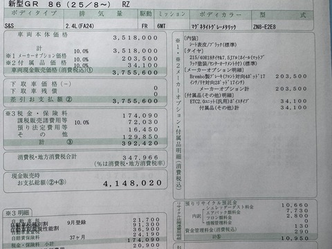 新車410万円のカーローン通らなかった…